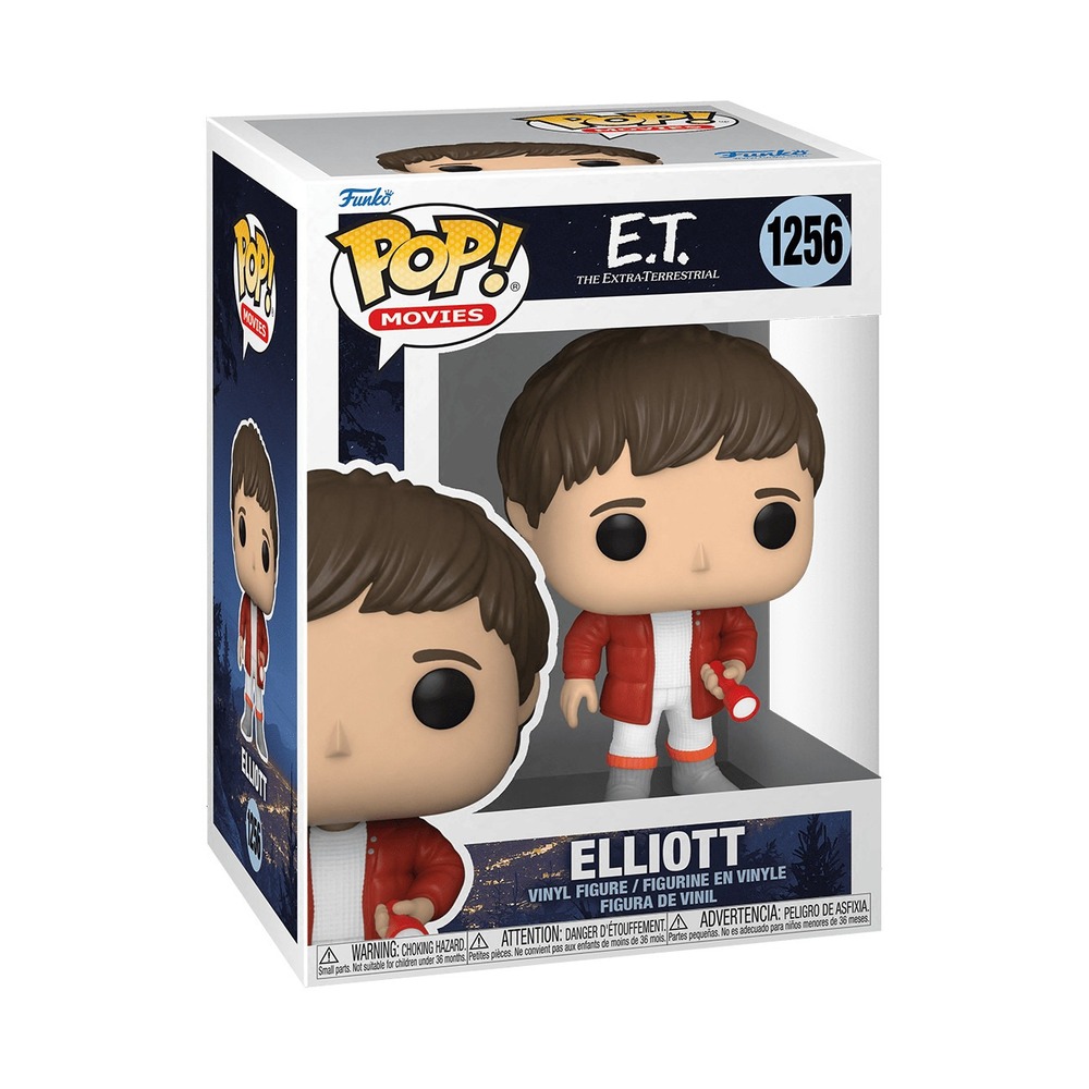 Funko Pop Vinyl ET the Extra-Terrestrial Elliot 1256 40th Anniversary Vaulted